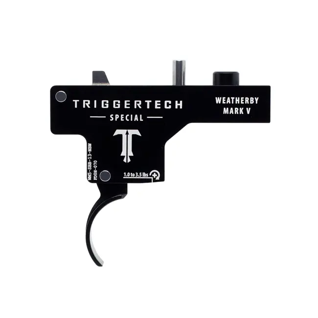 Trigger Tech Special Weatherby Mark V 1.0-3.5 LBS PVD Black Curved
