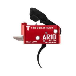 Trigger Tech AR-10 Diamond (1.5-4.0 lbs adj) / Pro Curved RED&BLK