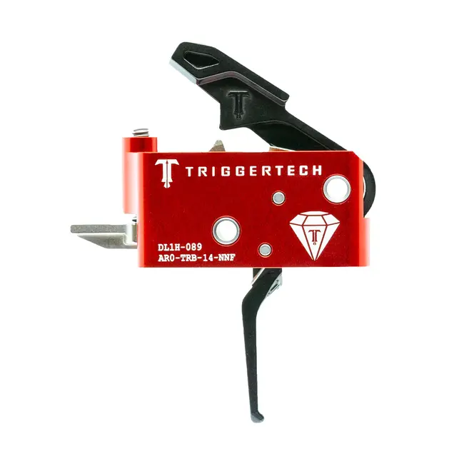 Trigger Tech AR-10 Diamond (1.5-4.0 lbs adj) / PVD Flat RED&BLK