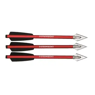 Steambow AR-Series Broadhead Arrows, Stainless Steel blade, Set of 3