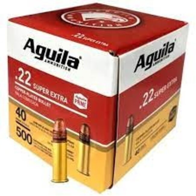 Aguila .22LR High Velocity Solid Point 40GR 250Rds — Siwash Sports
