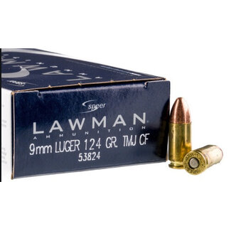 CCI/SPEER CCI Lawman 9mm Luger 124GR TMJ 1000RD