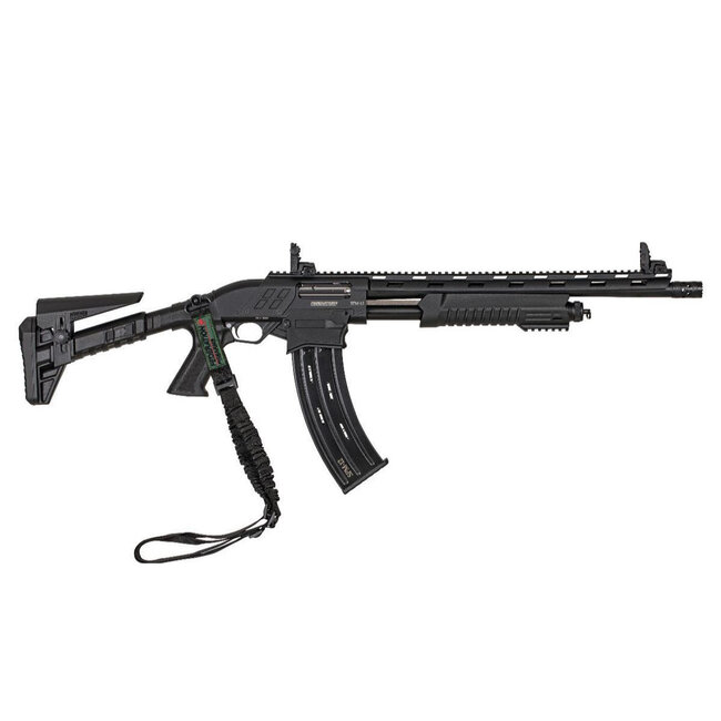 Federation Firearms SPM-12 12GA Black 3" Mag-fed Pump Action Shotgun 3 Chokes Flash Hider Flip Sights 1 10RD Mag