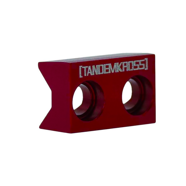 Tandem Kross Barrel Retaining V-Block for Ruger 10/22, Red
