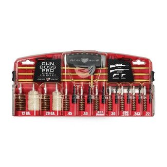RealAvid Gun Boss Pro Cleaning Kit, Fits .22-45CAL Handguns and Rifles, 20 & 12GA Shotguns