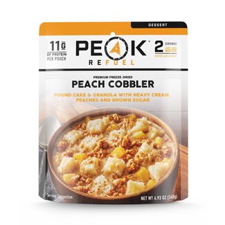 Peak Refuel Peach Cobbler, 2 Servings
