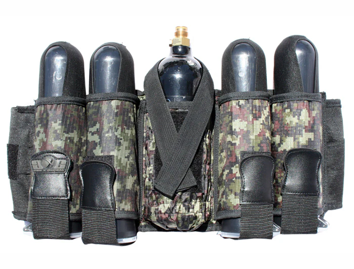 GEN X 4+1 Réservoir de Paintball Horizontal & 140 Rnd Pod Pack Harnais