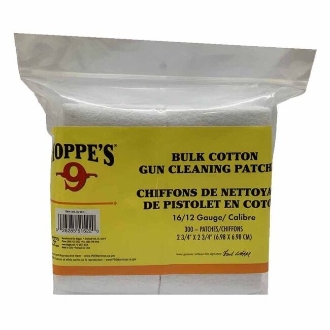 Hoppe's 16, 12GA 2 3/4 Cotton Patch, 300 Pack