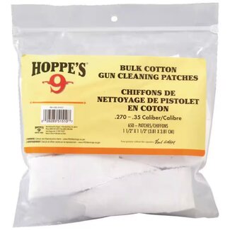 Hoppe's .270-.35 CAL 1 1/2" Cotton Patch 650 Pack