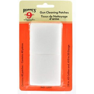 Hoppe's Patch .38-.45 CAL, .410-20GA 40 Pack