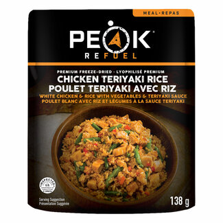 Peak Refuel Chicken Teriyaki Rice Meal Pouch