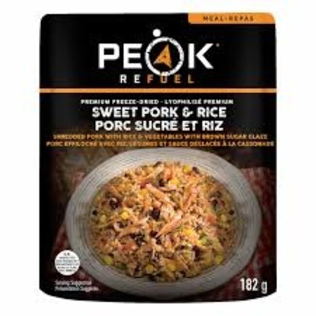 Peak Refuel Sweet Pork & Rice Freeze-dried Pouch