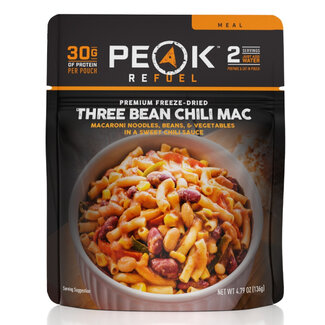 Peak Refuel Three Bean Chili Mac, 2 Servings 30G Protein