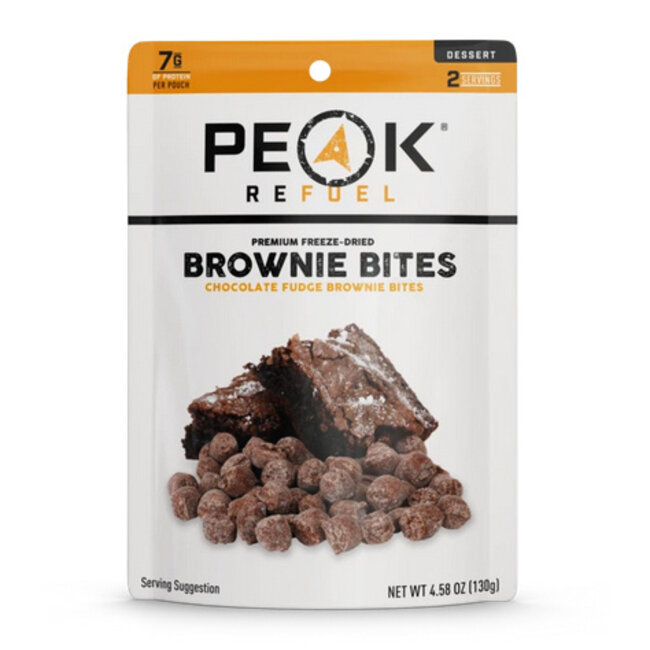 Peak Refuel Chocolate Fudge Brownie Bites, Freeze-dried