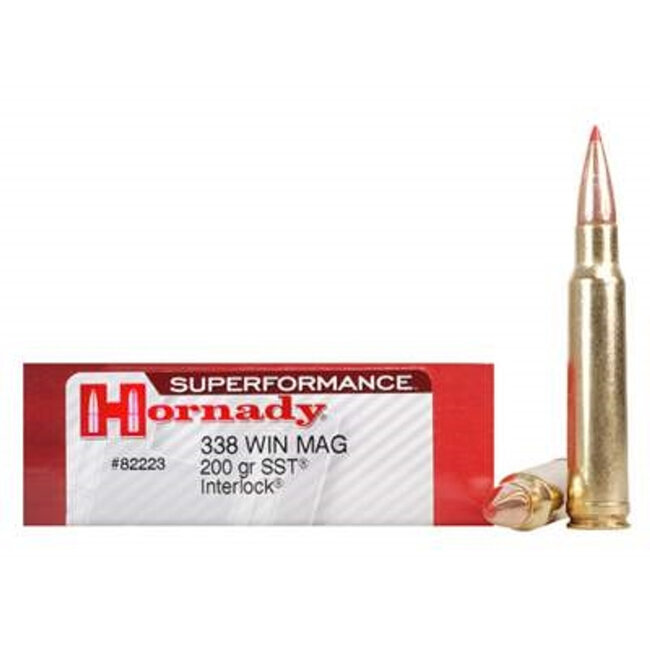 Hornady 338 WIN Mag 200GR SST 20 Rounds — Siwash Sports