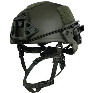 FAST Level IIIA Ballistic Helmet, Size Large, OD Green