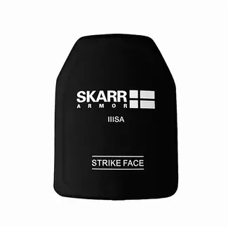 Skarr Armor NIJ Level 3+ Single Curve Ceramic Plate 10x13" L