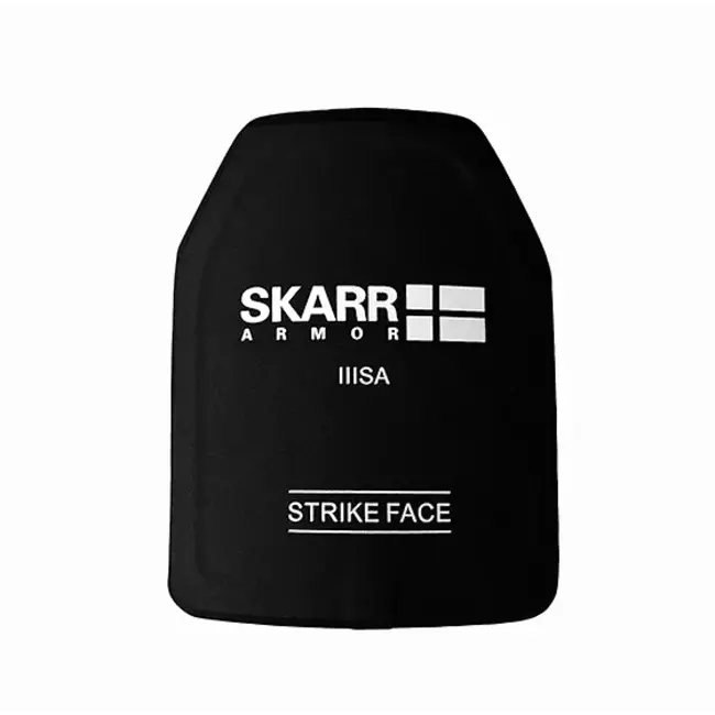 Skarr Armor NIJ Level 3+ Single Curve Ceramic Plate 14x11" XL