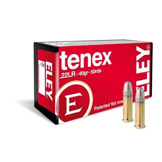 Eley Tenex EPS .22LR 40GR Flat Nose 50 Rds