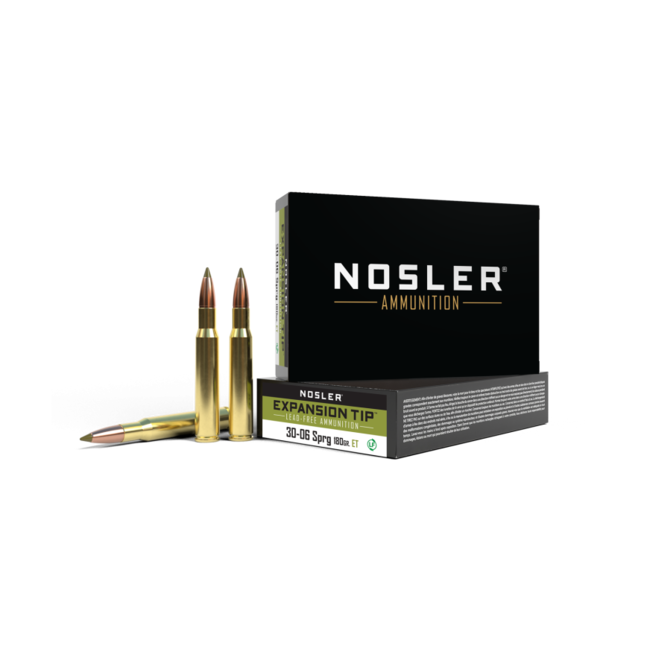 Nosler 30-06 SPRG 180GR Expansion Tip 20 Rds