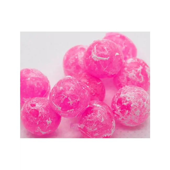 BnR Tackle Soft Beads, Mottled Cerise 16mm 10 pack