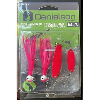 Danielson Pink Salmon Jig Kit 1/4 Oz 7g