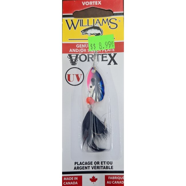 Williams 1/8 oz VorteX Dressed SS Spinner