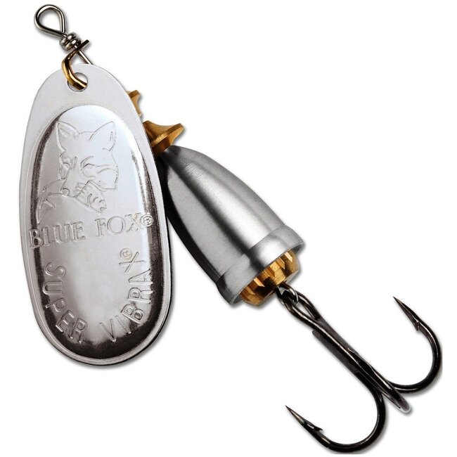Vibrax Blue Fox Super 3 Classic Vibrax 1/4 Silver/Silver