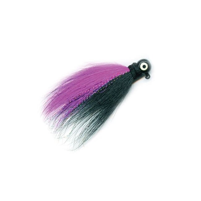 Mack's Rock Dancer Bucktail Jig 3/8 Oz Blk/Cerise