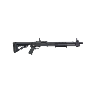 Mossberg 590R Tactical 12GA 18.5" BBL Rotary Safety, Adj Stk