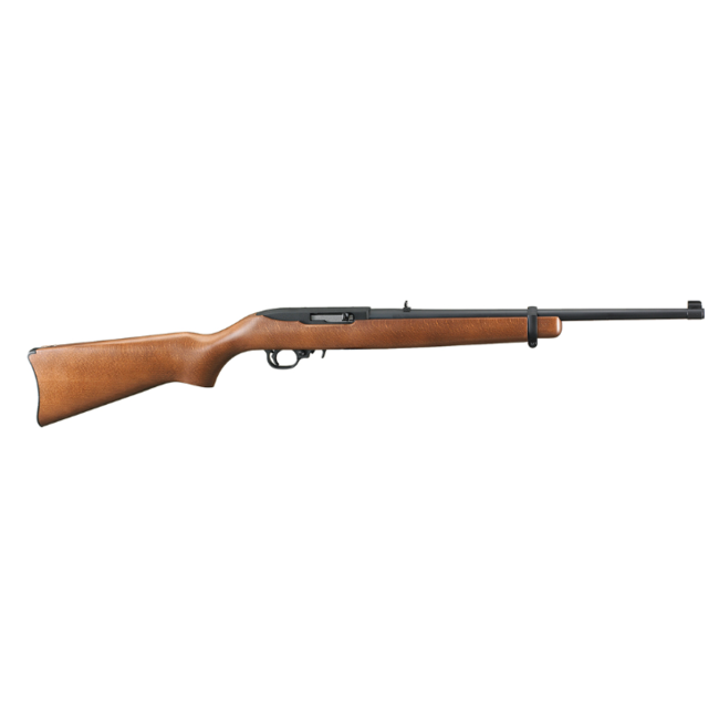 Ruger Ruger 1103 10/22 Carbine Semi Auto Rifle 22 LR, RH, 18.5 in, Satin Black, Wood Stk, 10+1 Rnd