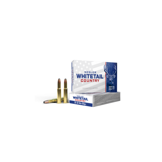 Nosler Whitetail Country 30-30 WIN 150GR 20 Rounds