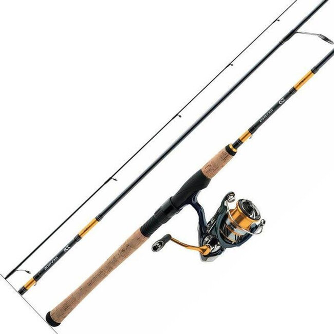 Daiwa Revros LT Spinning Combo 9" 2P Sz Reel, Cork Handle
