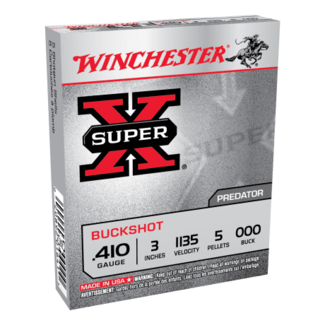 Winchester Super-X .410 3" 000 Buck 1135 Velocity 5 Shotshells