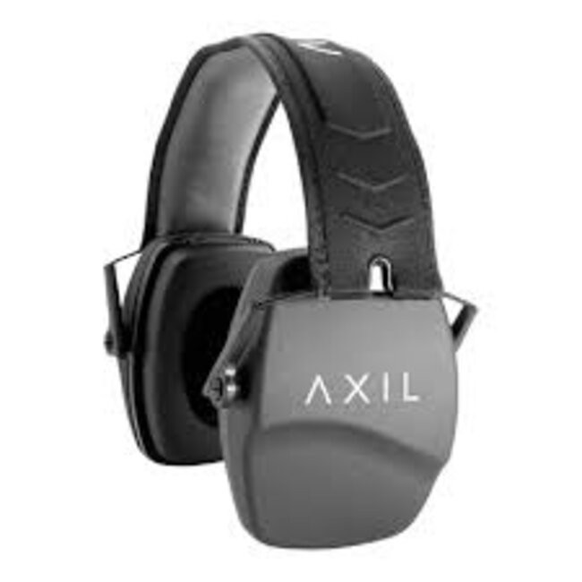 AXIL Trackr Passive Headmuffs, Black 25 dB NRR