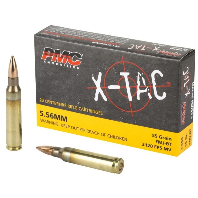 PMC 5.56 55GR FMJ-BT 3120 FPS 20 Rds