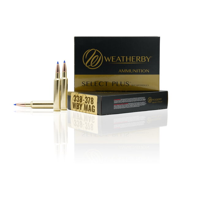 Weatherby .338-.378 Wby Magnum Ultra-High Velocity 225GR 20 Rds