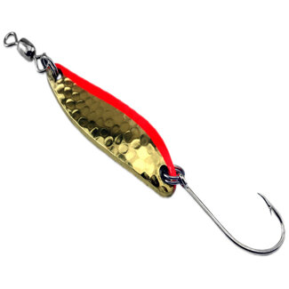 Gibbs Croc Spoon #1 1/12 3/16 Oz, Ham Nickel Fire Stripe