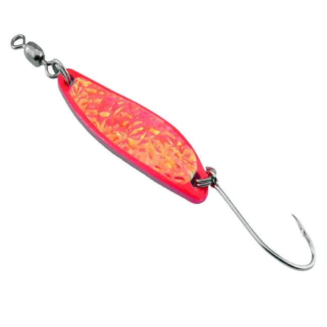 Gibbs Croc Spoon #2 1/4, 1/4 oz, Cerise/Clear Crystal