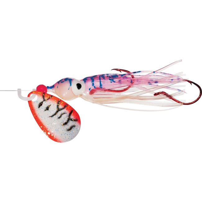 Yakima Bait Tight Line Kokanee Rig 1 3/4" Luminous Red Misty River Dbl Red Hook #4