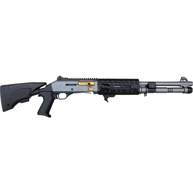 Canuck Elite TacOp Semi-Auto - 12GA, 2-3/4" or 3", 18.6" Barrel, Tactical Gray