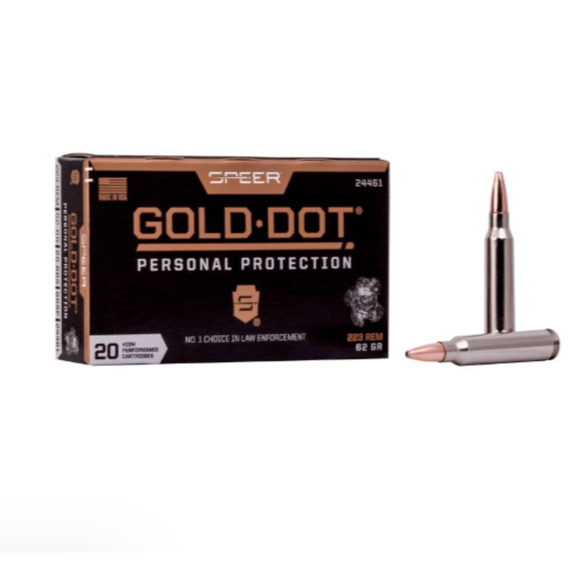 Speer Gold Dot Personal Protection .223 Rem 62GR SP 20 Rds — Siwash Sports