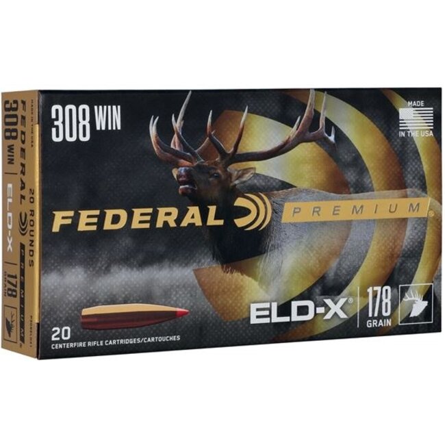 Federal Premium .308 WIN 178GR ELD-X 20 Rds