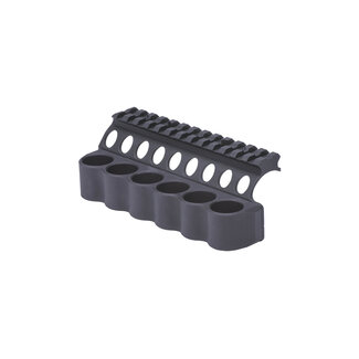 Mesa Tactical SureShell Poly Carrier and Rail for Benelli M4 (6-Shell 12GA 5 1/2")
