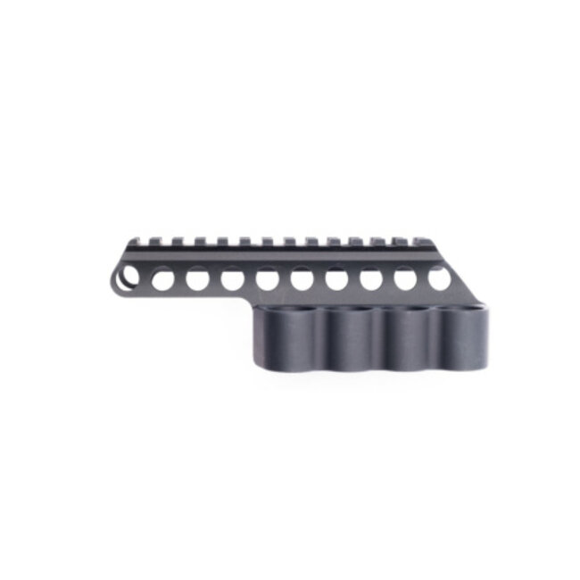 Mesa Tactical SureShell Alum Carrier and Rail for Beretta 1301 Tactical (4-Shell, 12GA 3 1/4")