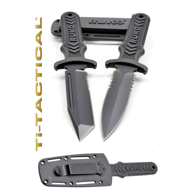 Ruko #RUK0098L TI-TACTICAL Full Tang Boot Knife