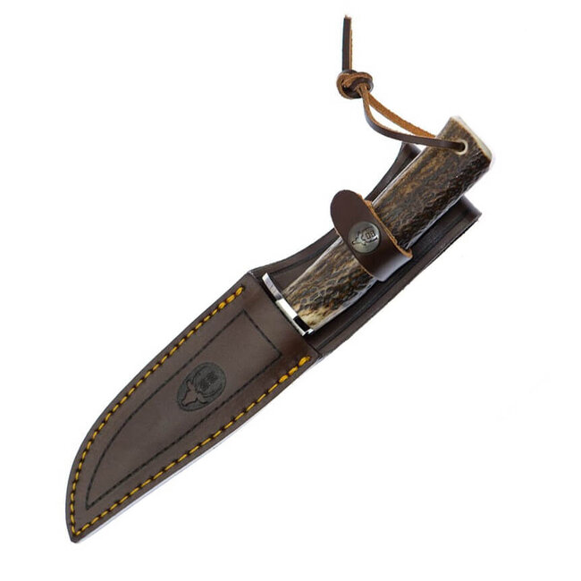 Muela Pointer 13A Hunting Knife w/ Deer Antler Handle 13 cm