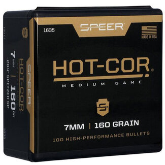 Speer 7mm 160GR Hot-Cor Spitzer SP 100 Bullets