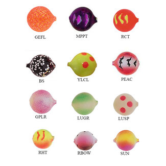 Yakima Bait Worden's Lil Corky Buoyant drift Bobber, Purple 3/8 6 pack Size 10