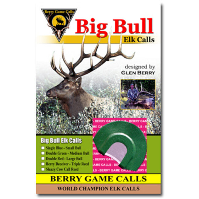 Berry Big Bull Elk Call Berry DeceiverTriple Reed